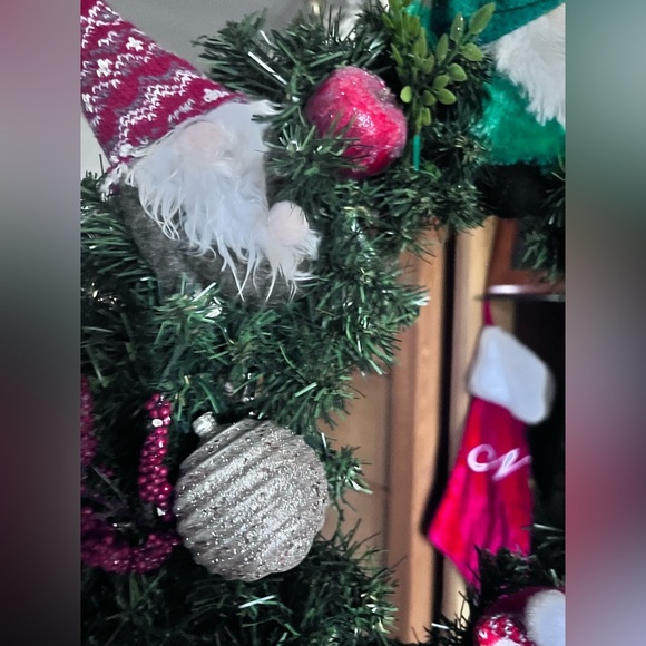 Homemade Custom Holiday Gnome Wreath (can add lights) - Picture 3 of 8